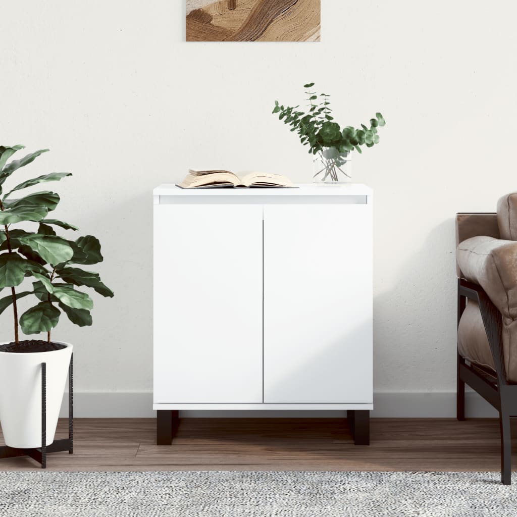 Sideboard White 60x35x70 cm Engineered Wood