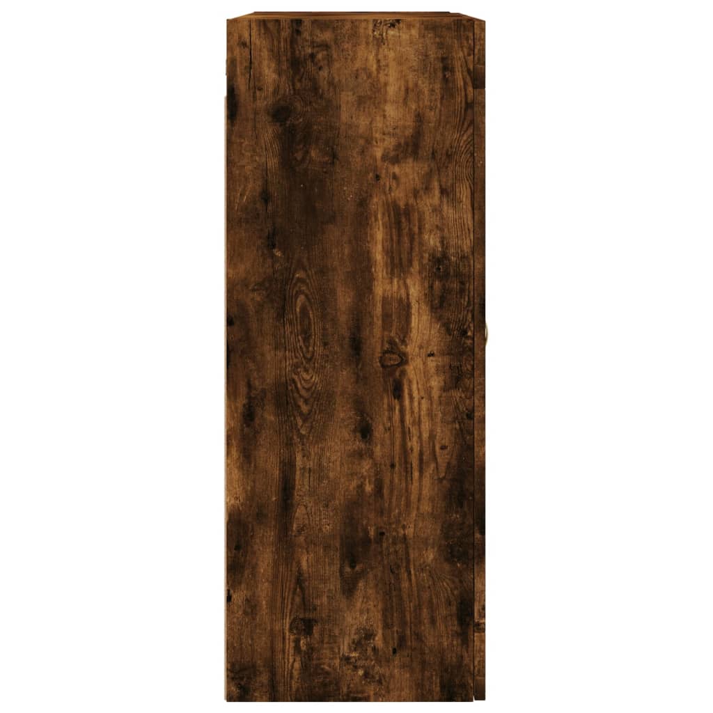 Wall Mounted Cabinet Smoked Oak 69.5x34x90 cm