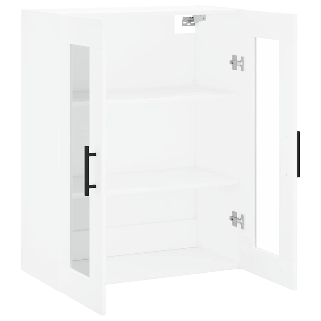 Wall Mounted Cabinet White 69.5x34x90 cm