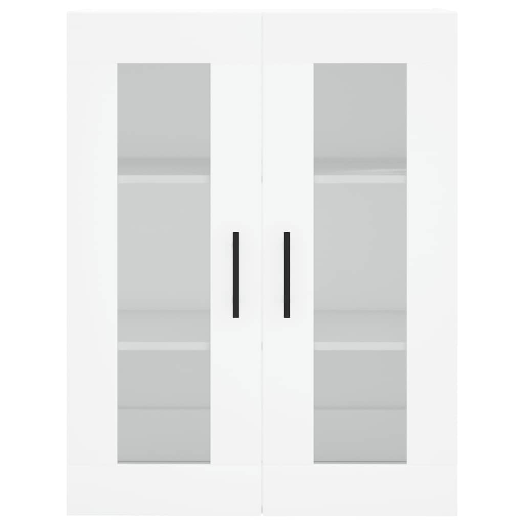 Wall Mounted Cabinet White 69.5x34x90 cm