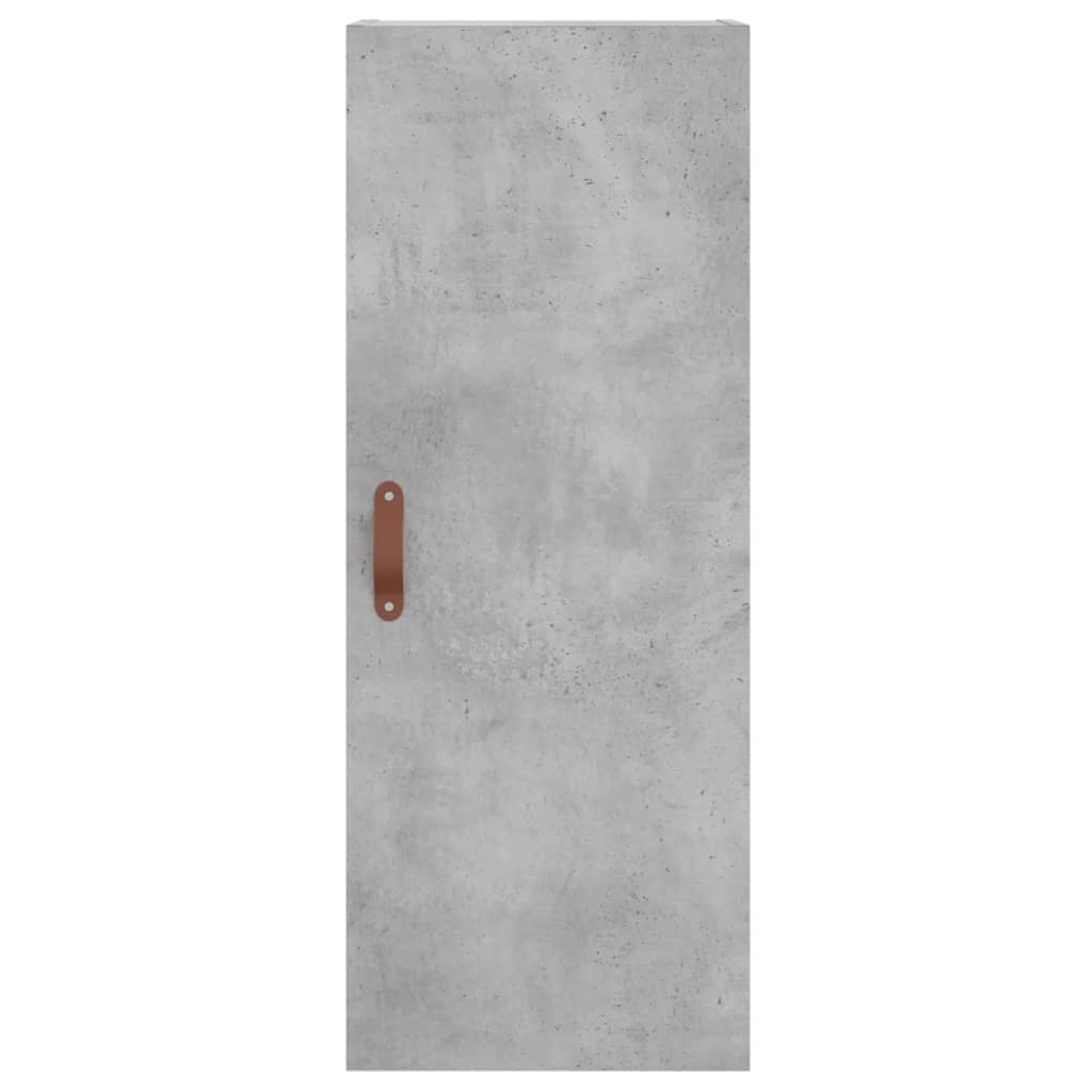 Wall Mounted Cabinet Concrete Grey 34,5x34x90 cm
