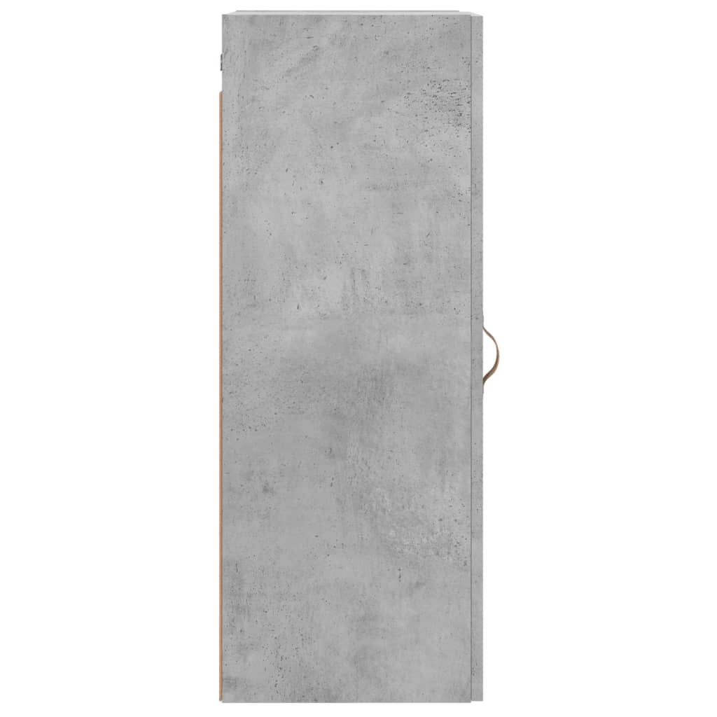 Wall Mounted Cabinet Concrete Grey 34,5x34x90 cm