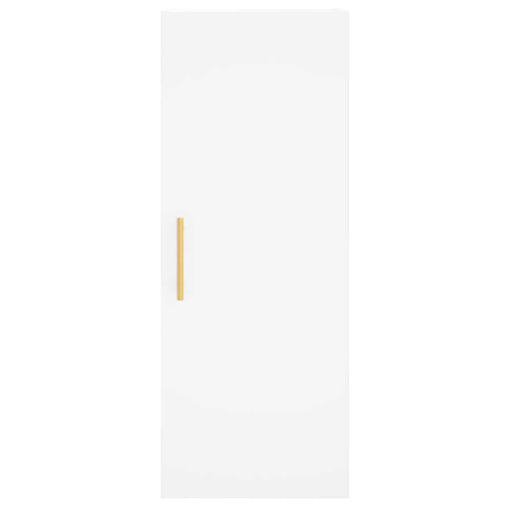 Wall Mounted Cabinet White 34,5x34x90 cm