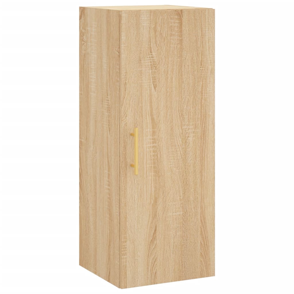 Wall Mounted Cabinet Sonoma Oak 34,5x34x90 cm