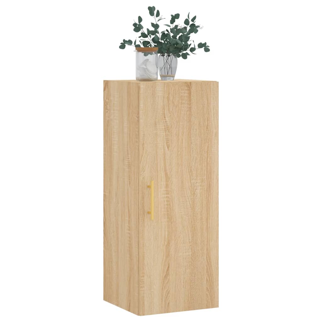 Wall Mounted Cabinet Sonoma Oak 34,5x34x90 cm