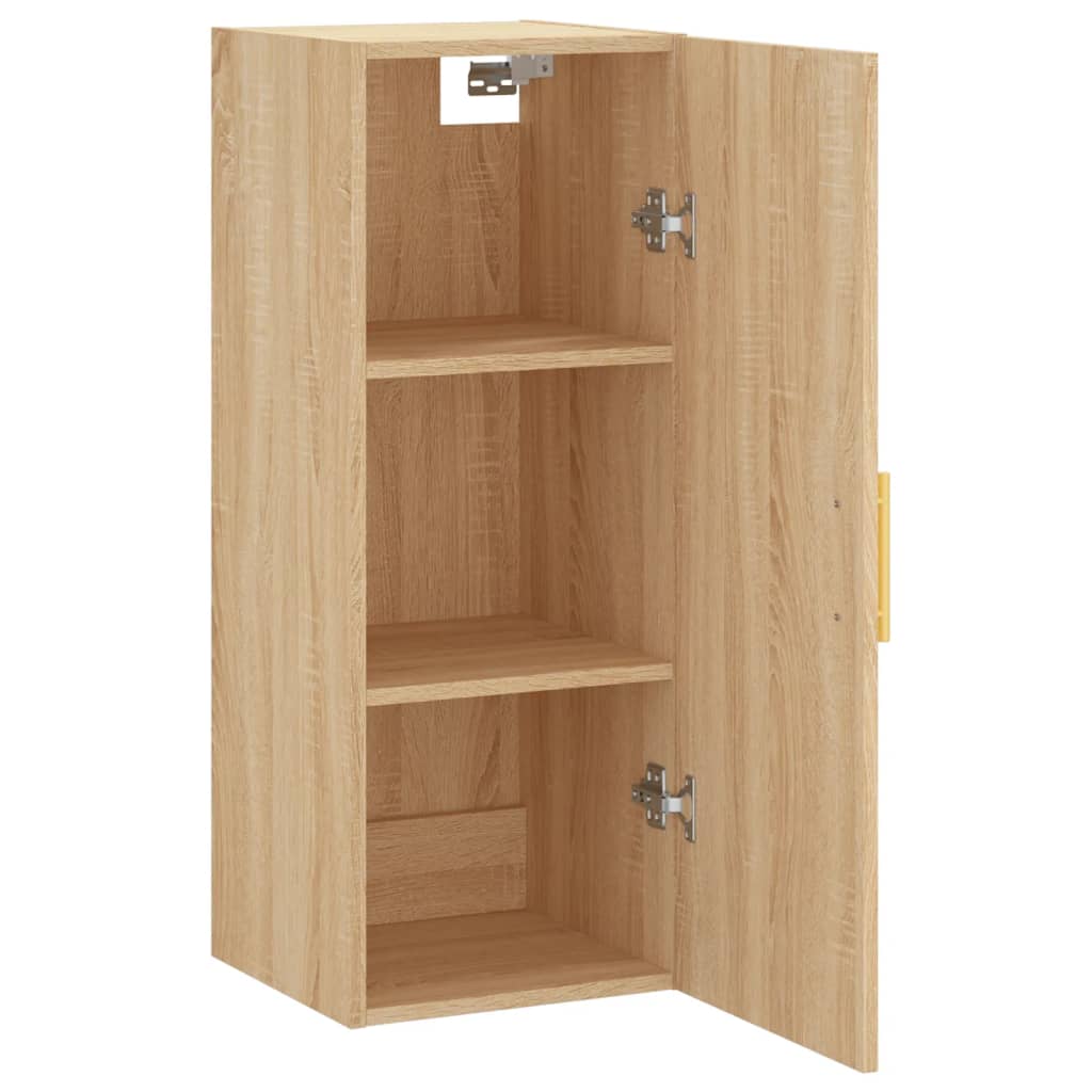 Wall Mounted Cabinet Sonoma Oak 34,5x34x90 cm