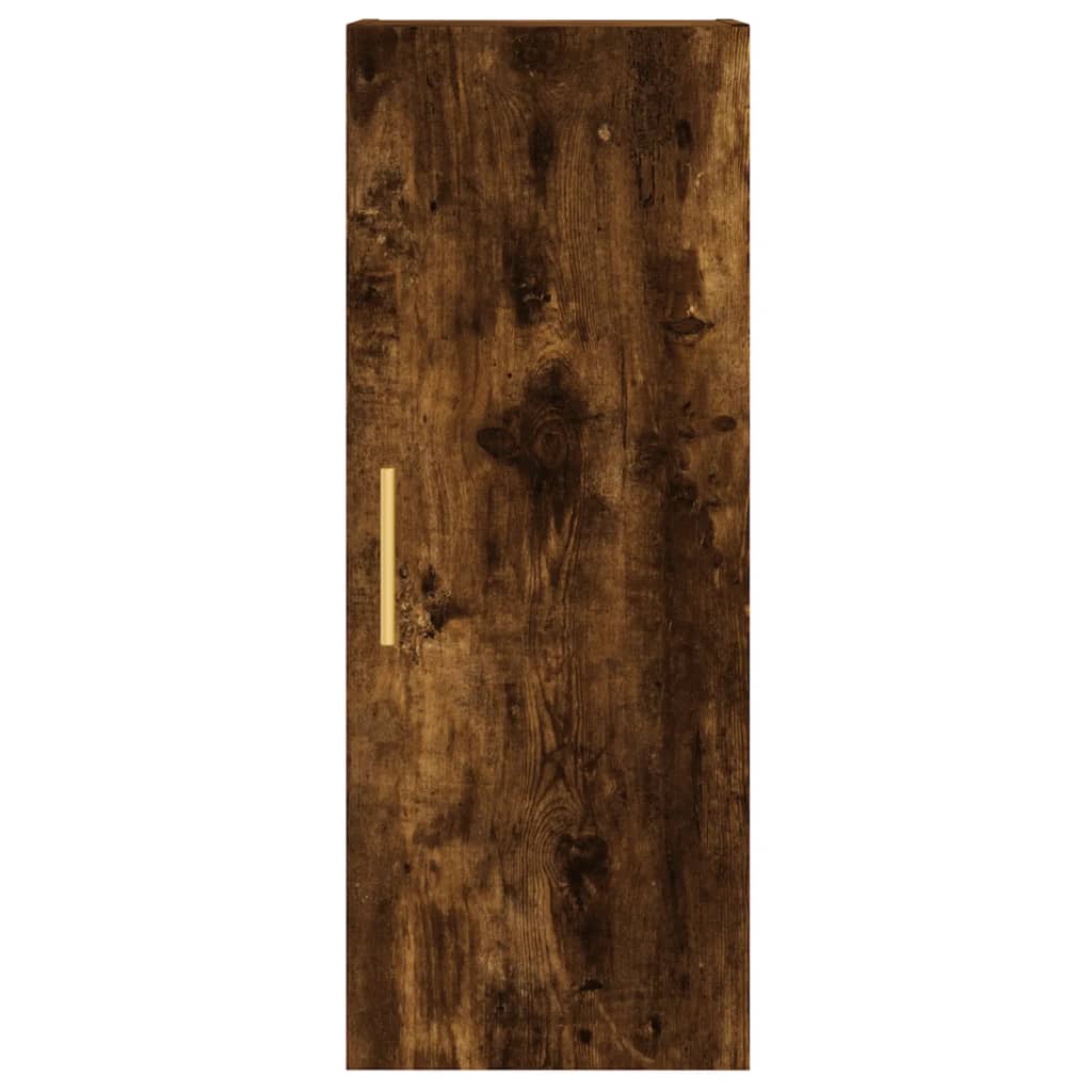 Wall Mounted Cabinet Smoked Oak 34,5x34x90 cm