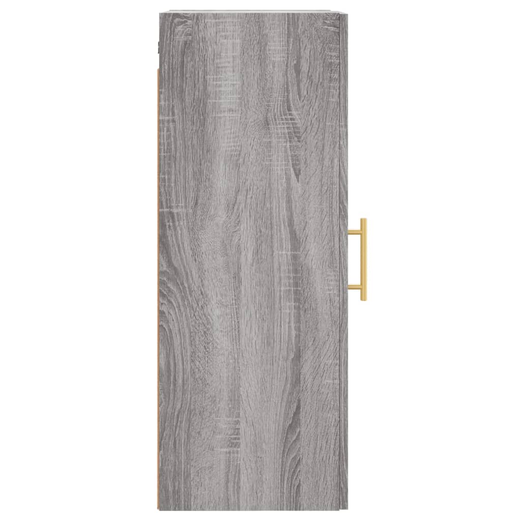 Wall Mounted Cabinet Grey Sonoma 34,5x34x90 cm