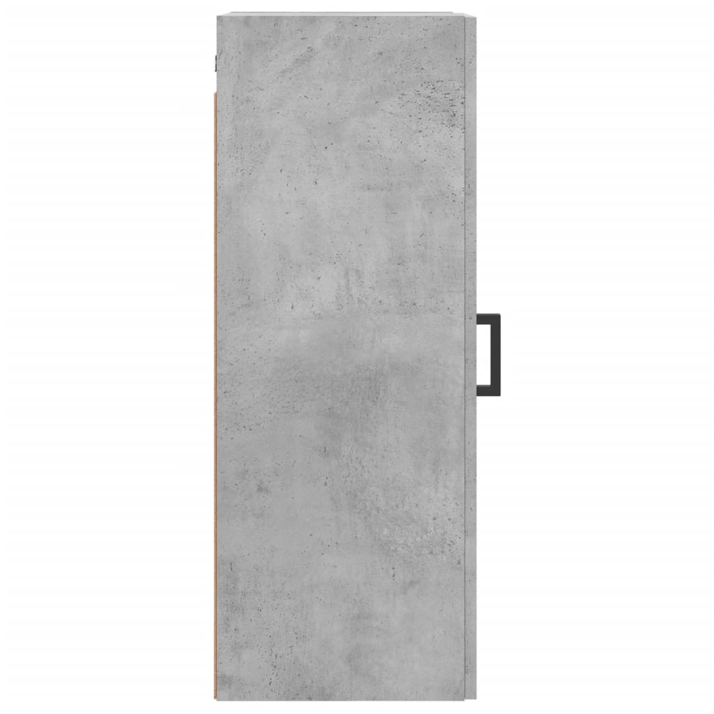 Wall Mounted Cabinet Concrete Grey 34,5x34x90 cm