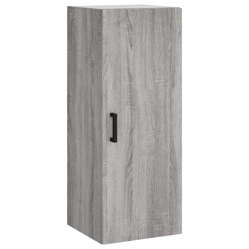 Wall Mounted Cabinet Grey Sonoma 34,5x34x90 cm