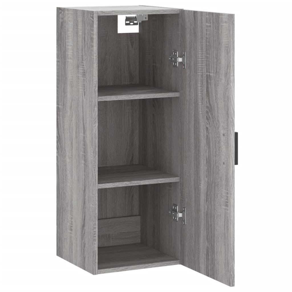 Wall Mounted Cabinet Grey Sonoma 34,5x34x90 cm