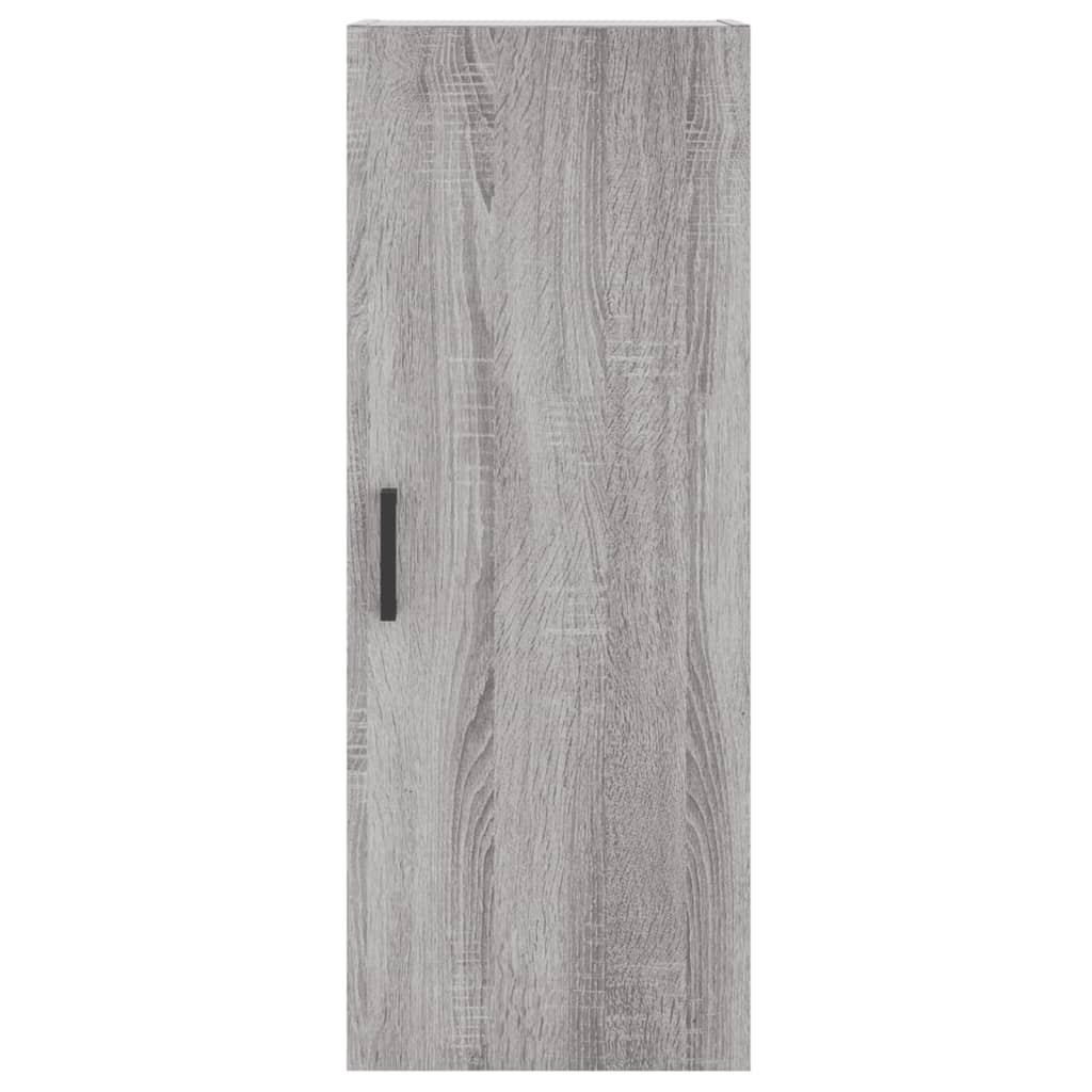 Wall Mounted Cabinet Grey Sonoma 34,5x34x90 cm