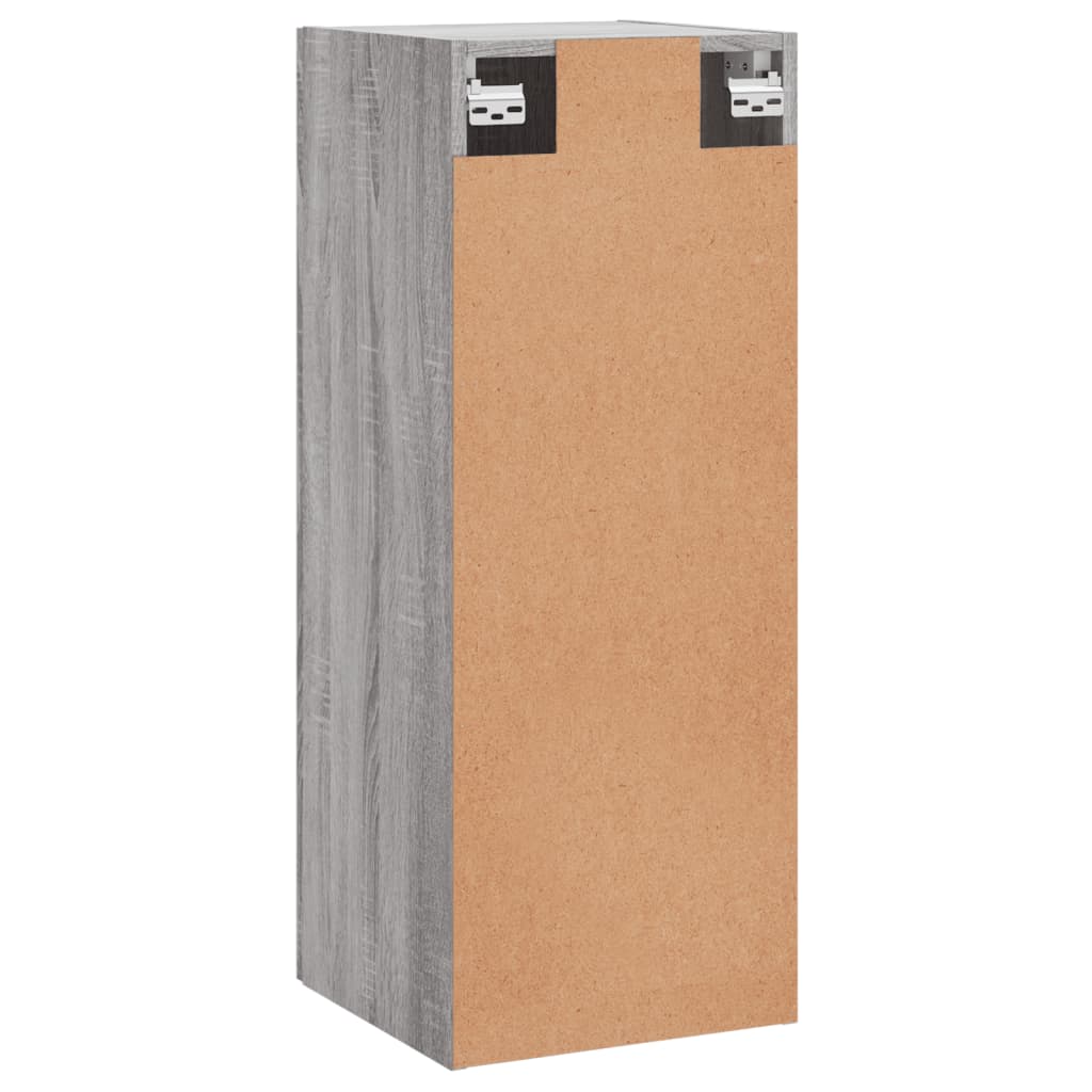 Wall Mounted Cabinet Grey Sonoma 34,5x34x90 cm