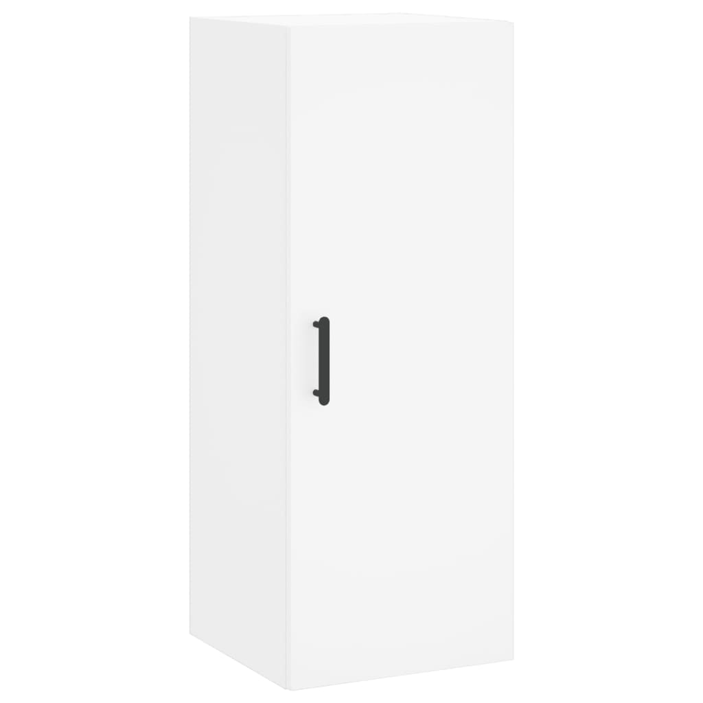 Wall Mounted Cabinet White 34,5x34x90 cm