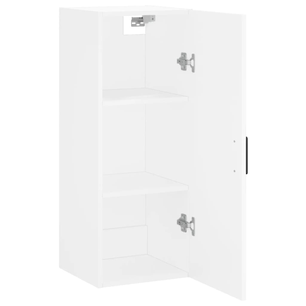 Wall Mounted Cabinet White 34,5x34x90 cm
