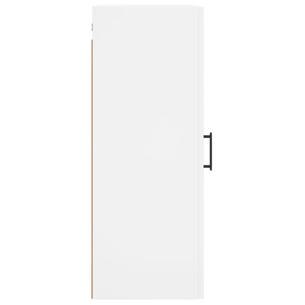 Wall Mounted Cabinet White 34,5x34x90 cm
