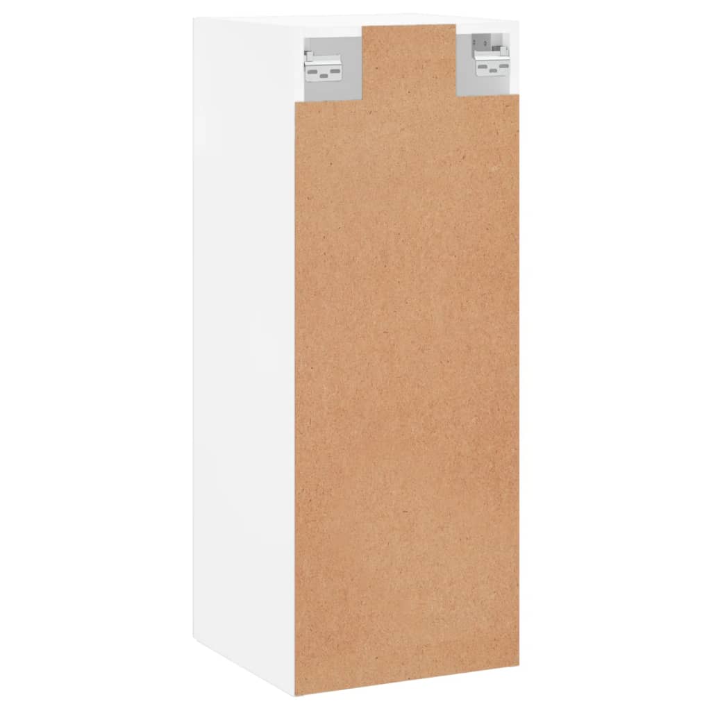 Wall Mounted Cabinet White 34,5x34x90 cm