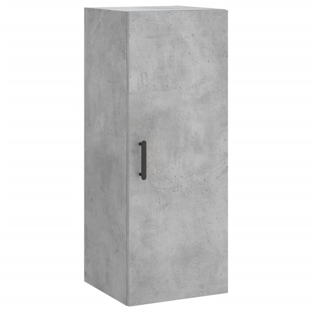 Wall Mounted Cabinet Concrete Grey 34,5x34x90 cm