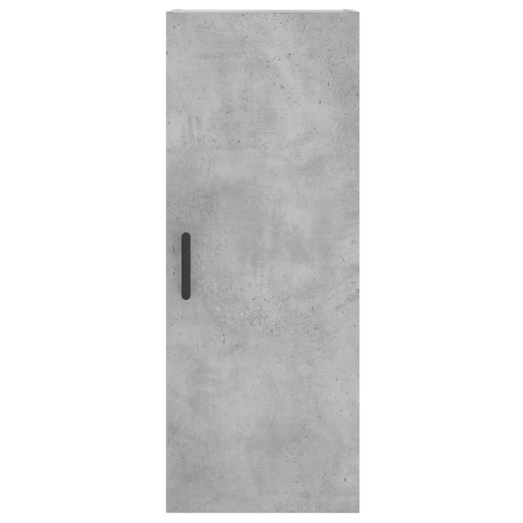 Wall Mounted Cabinet Concrete Grey 34,5x34x90 cm