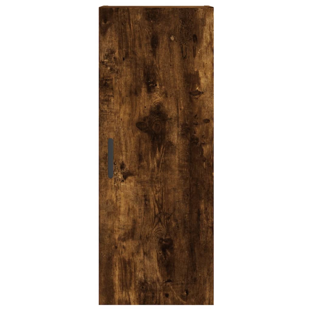 Wall Mounted Cabinet Smoked Oak 34,5x34x90 cm