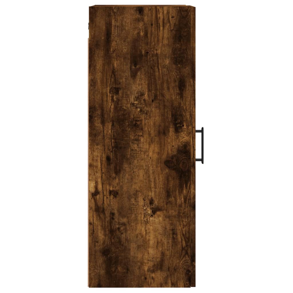 Wall Mounted Cabinet Smoked Oak 34,5x34x90 cm