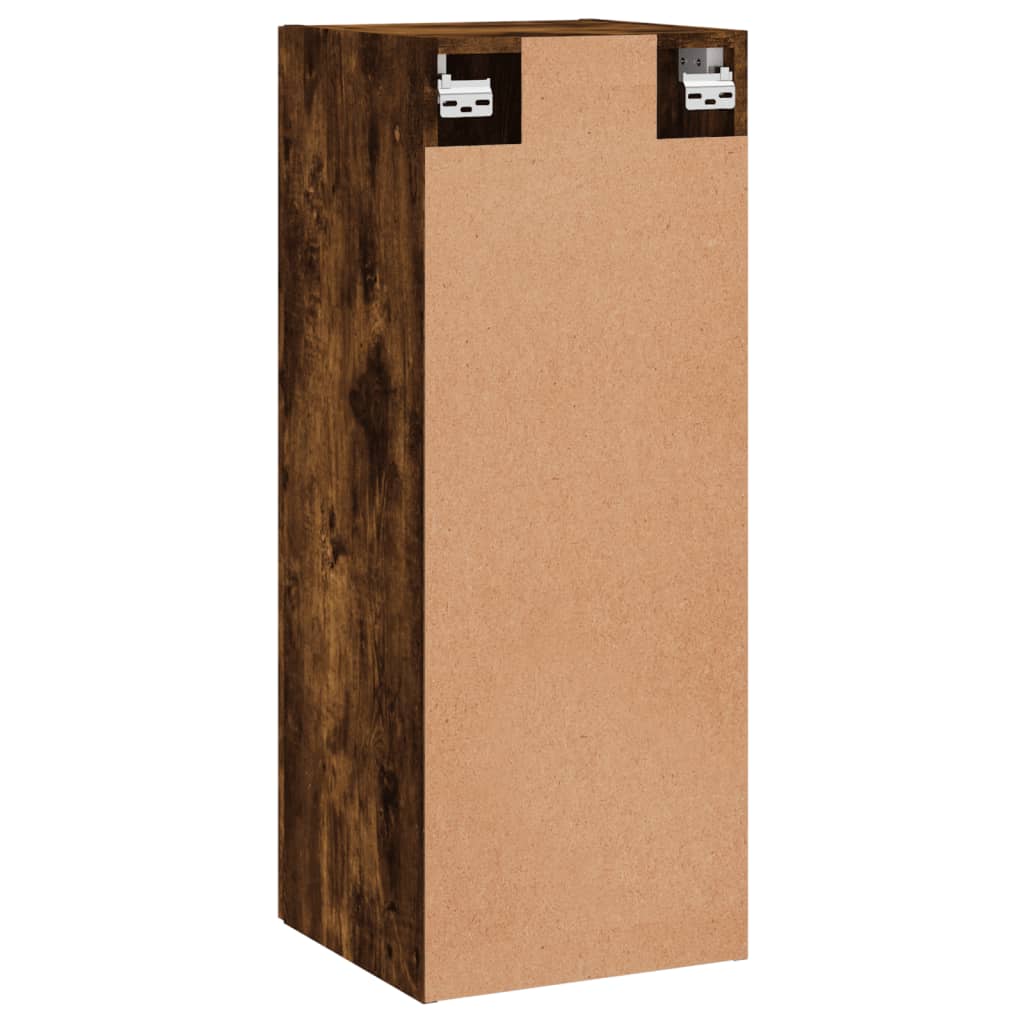 Wall Mounted Cabinet Smoked Oak 34,5x34x90 cm