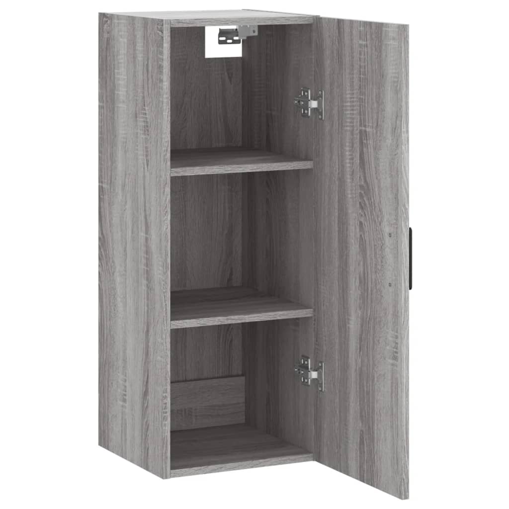 Wall Mounted Cabinet Grey Sonoma 34,5x34x90 cm