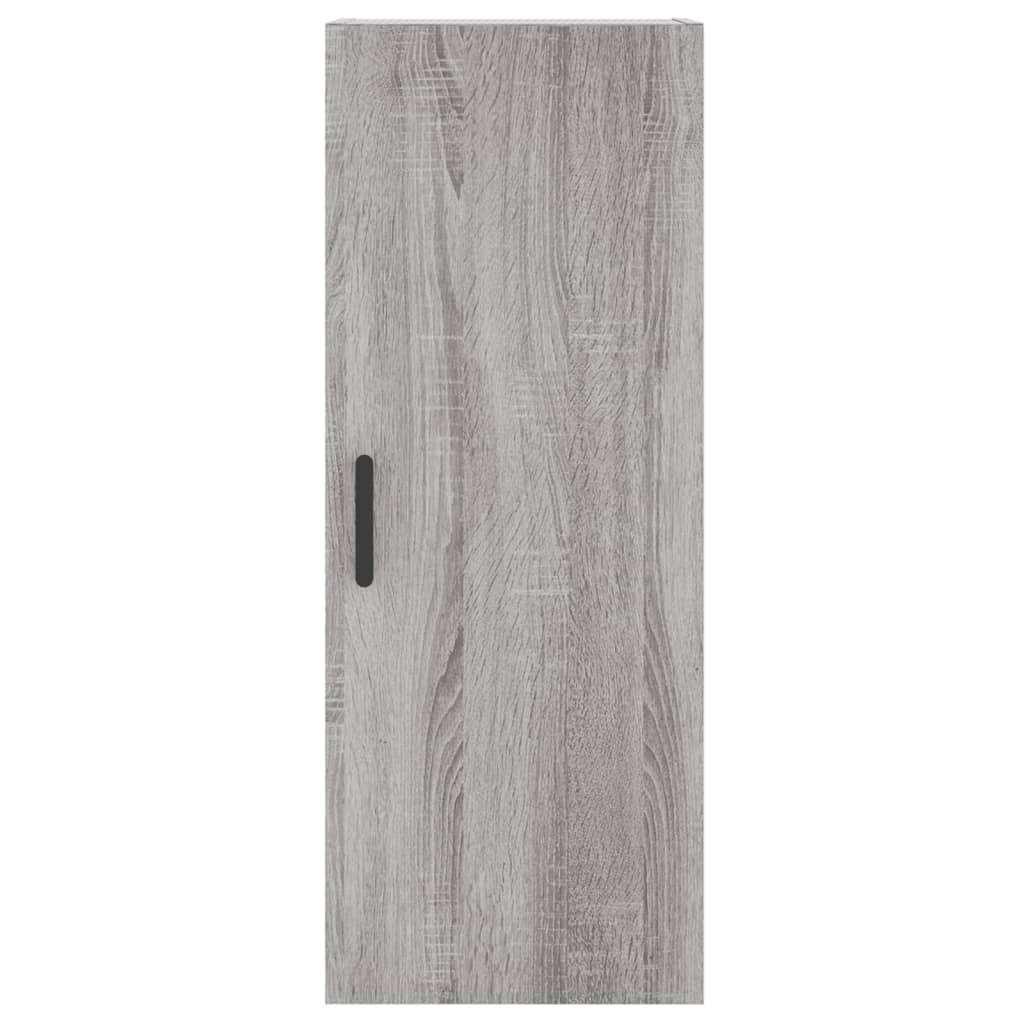 Wall Mounted Cabinet Grey Sonoma 34,5x34x90 cm