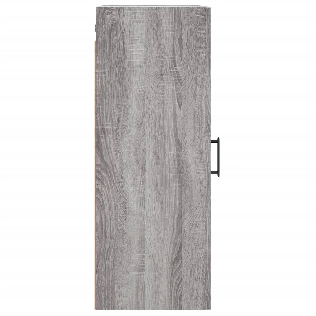 Wall Mounted Cabinet Grey Sonoma 34,5x34x90 cm