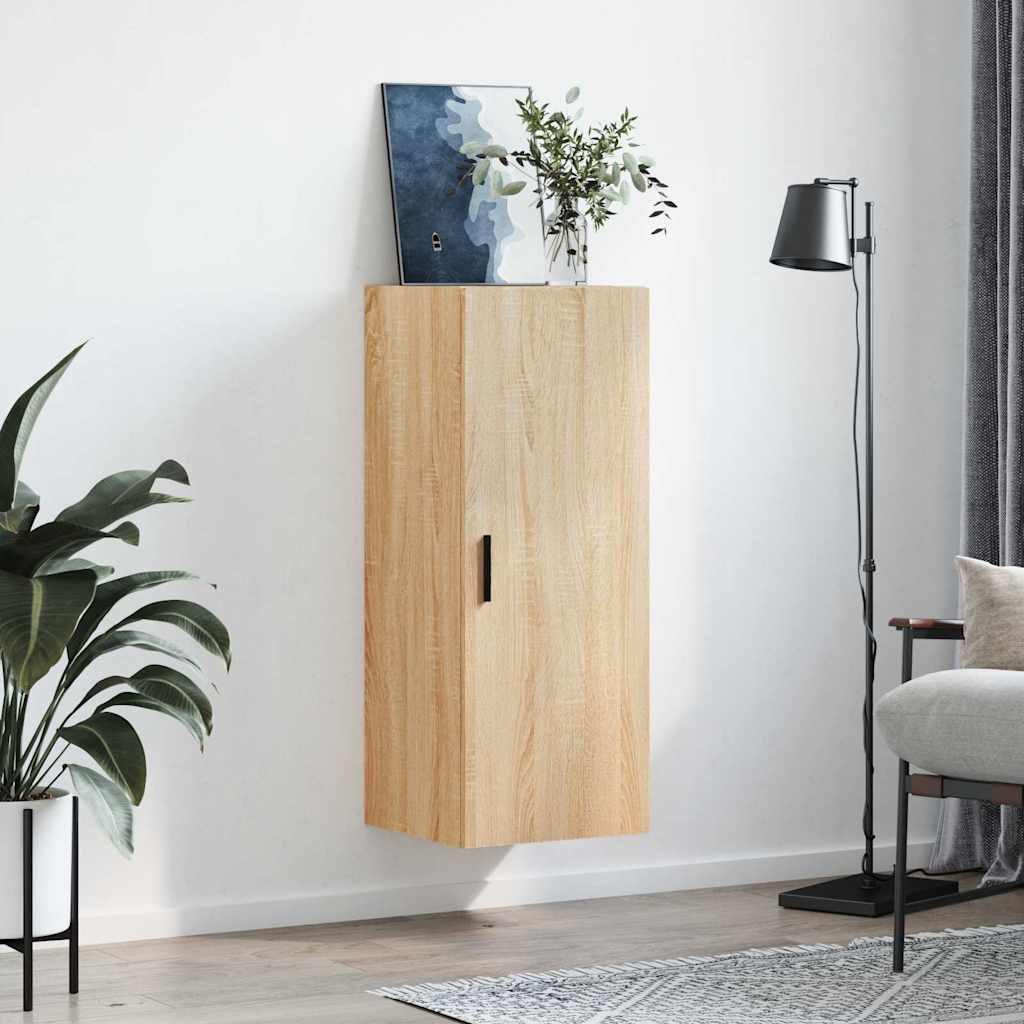Wall Mounted Cabinet Sonoma Oak 34,5x34x90 cm