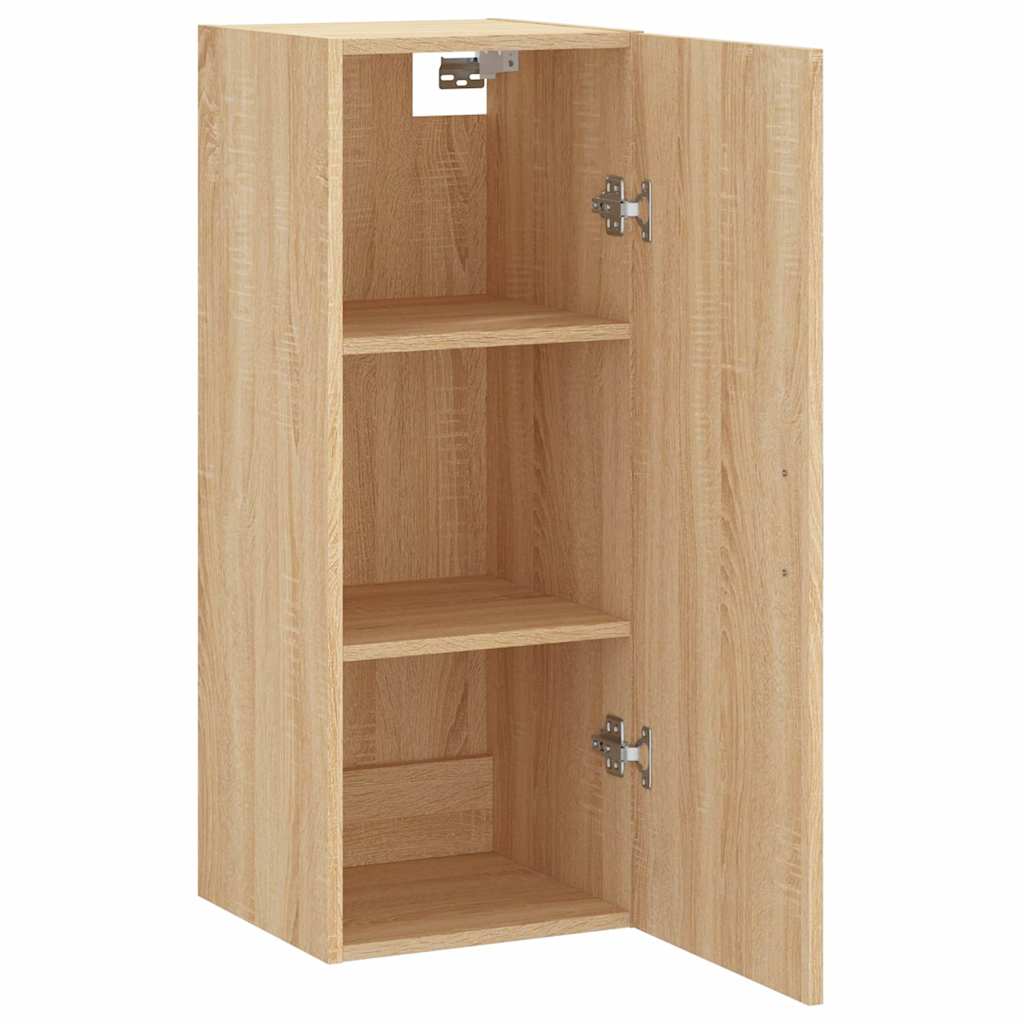 Wall Mounted Cabinet Sonoma Oak 34,5x34x90 cm