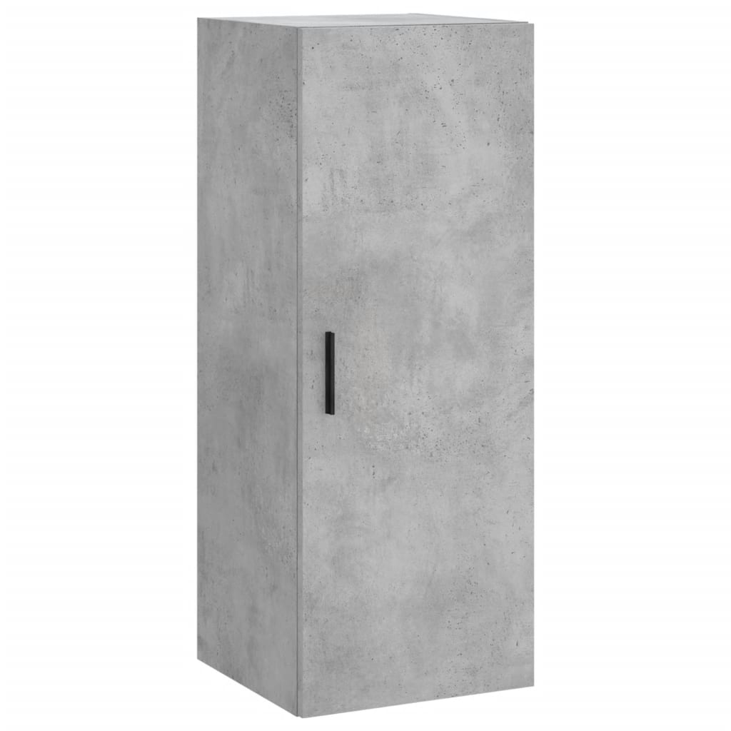 Wall Mounted Cabinet Concrete Grey 34,5x34x90 cm