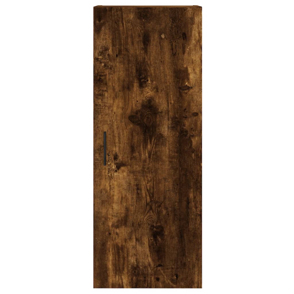 Wall Mounted Cabinet Smoked Oak 34,5x34x90 cm