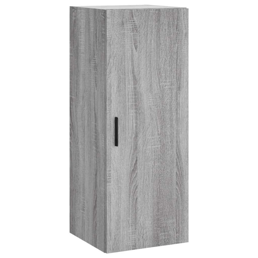 Wall Mounted Cabinet Grey Sonoma 34,5x34x90 cm