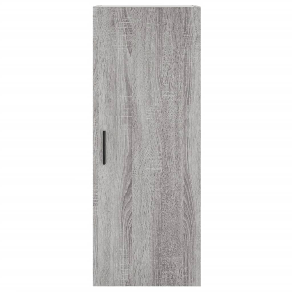 Wall Mounted Cabinet Grey Sonoma 34,5x34x90 cm