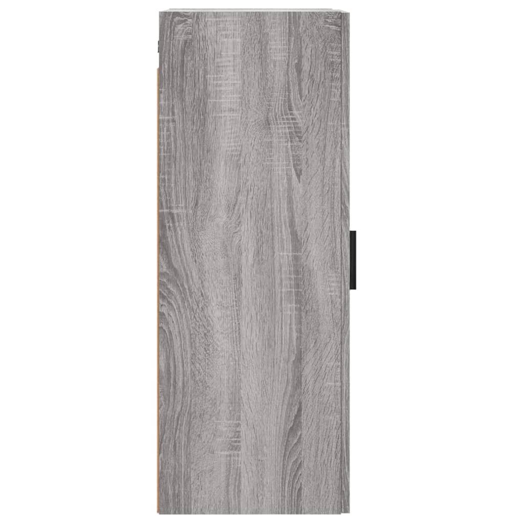 Wall Mounted Cabinet Grey Sonoma 34,5x34x90 cm