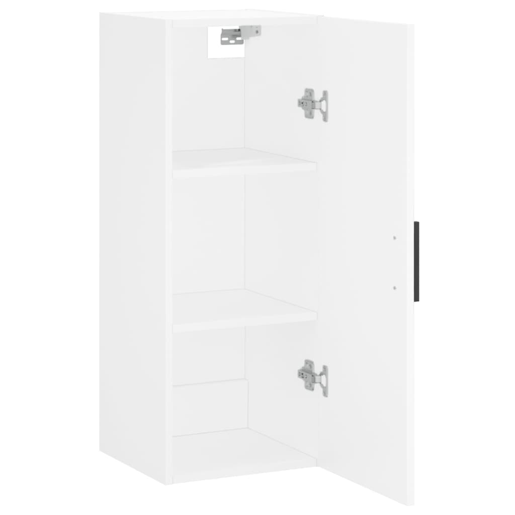 Wall Mounted Cabinet White 34,5x34x90 cm