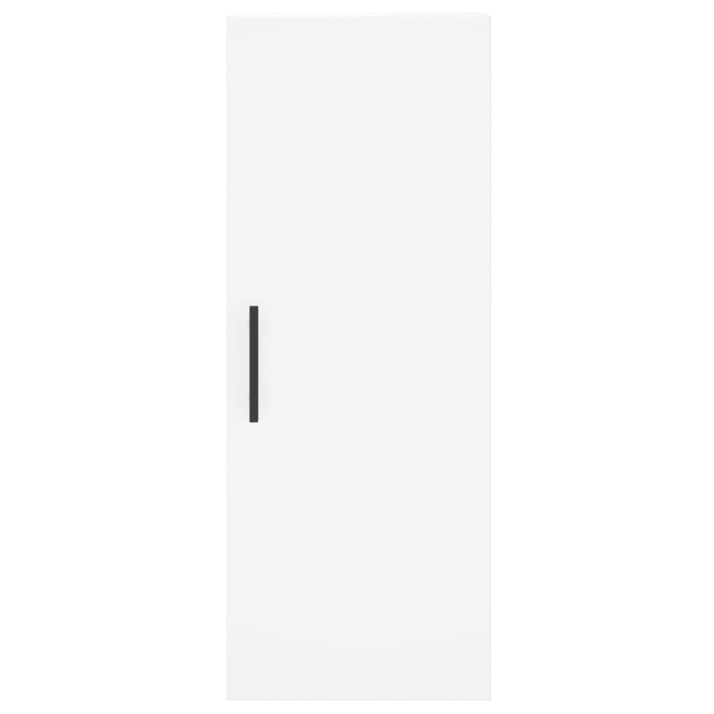 Wall Mounted Cabinet White 34,5x34x90 cm
