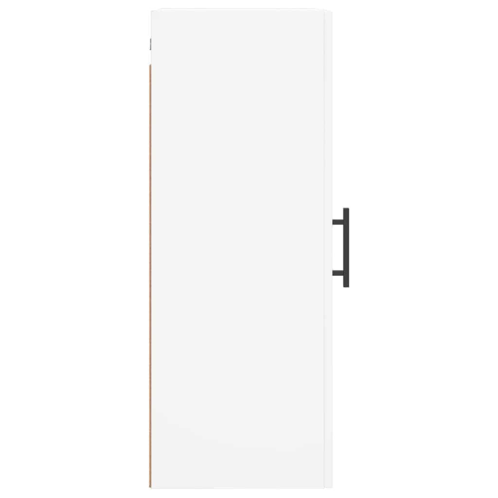 Wall Mounted Cabinet White 34,5x34x90 cm
