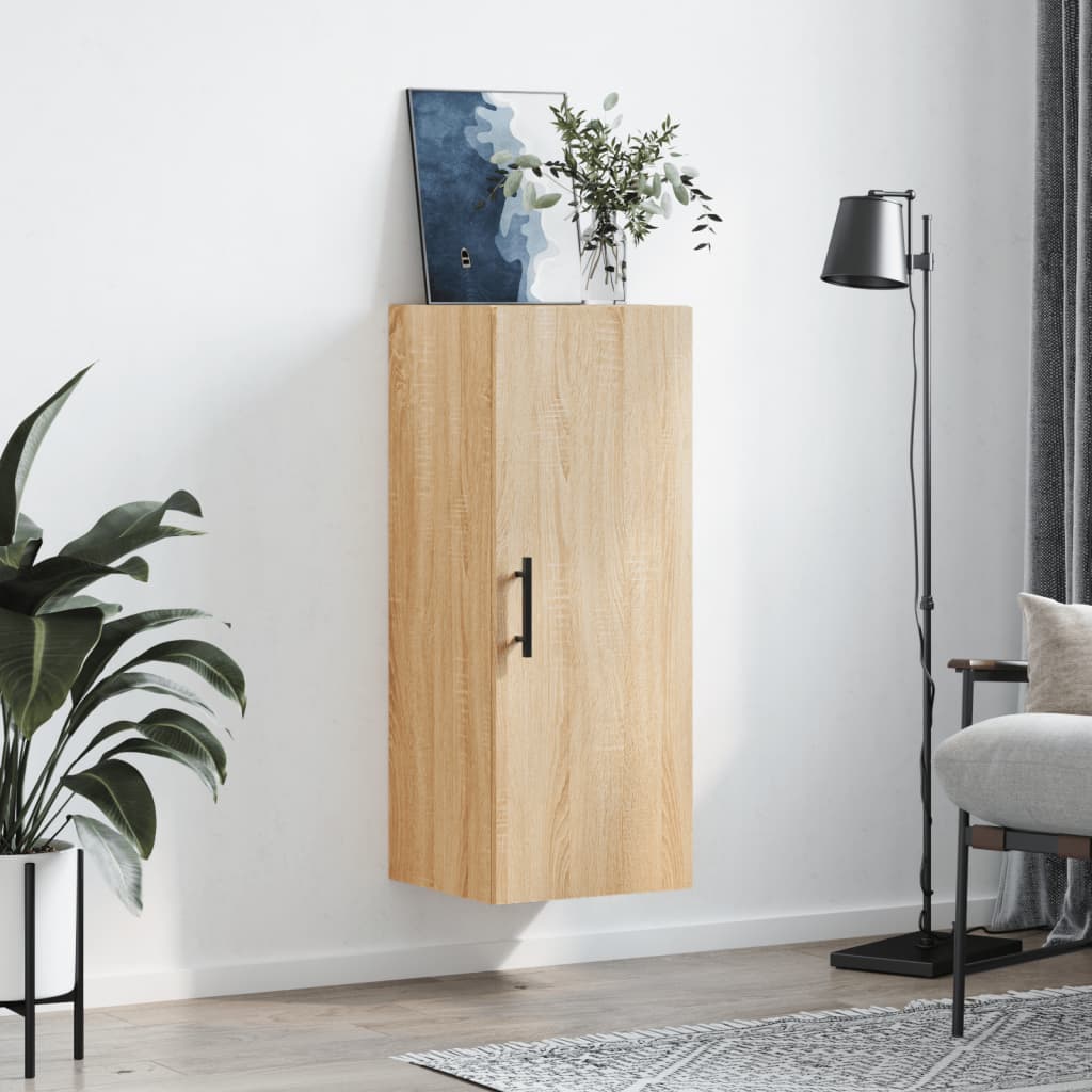 Wall Mounted Cabinet Sonoma Oak 34,5x34x90 cm