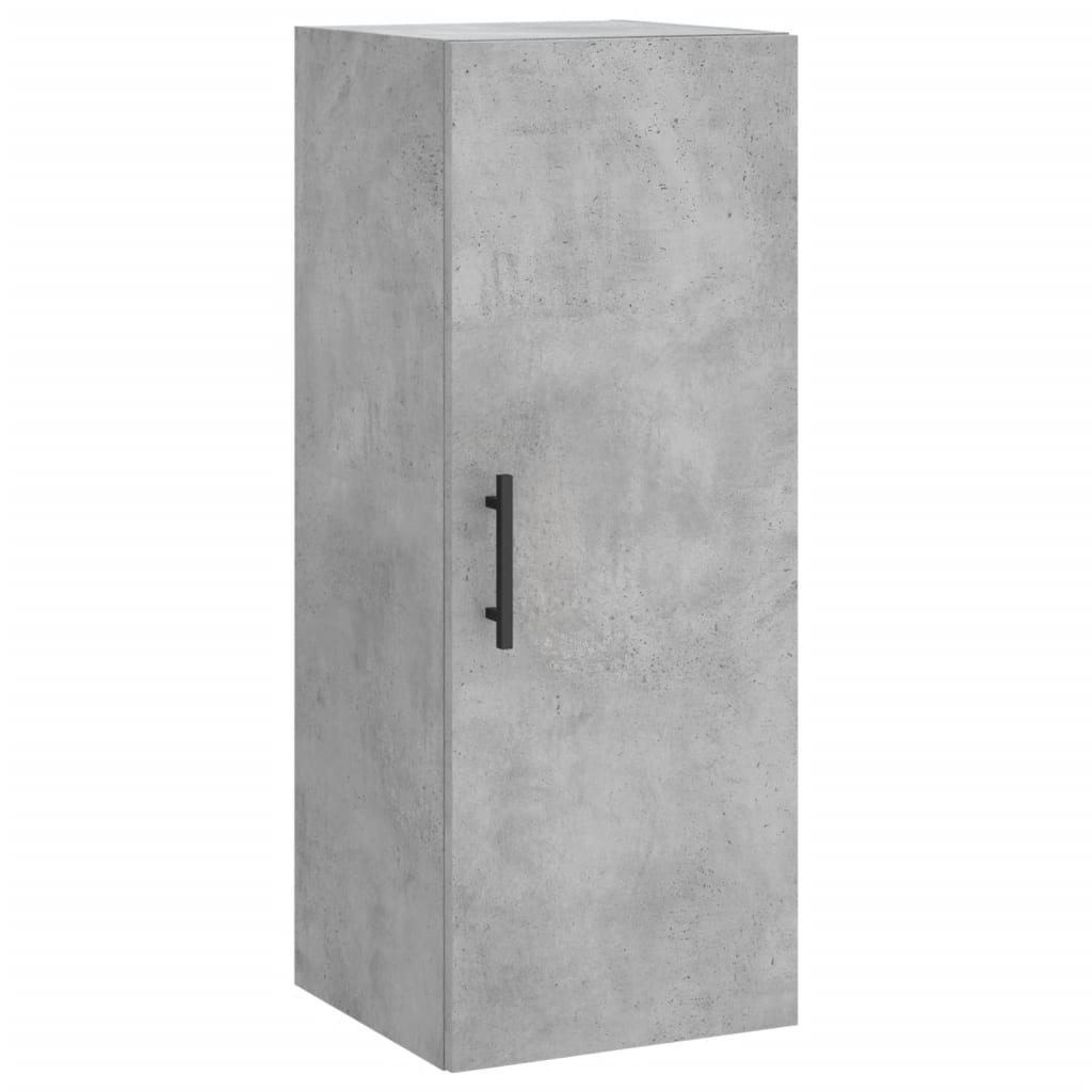 Wall Mounted Cabinet Concrete Grey 34,5x34x90 cm