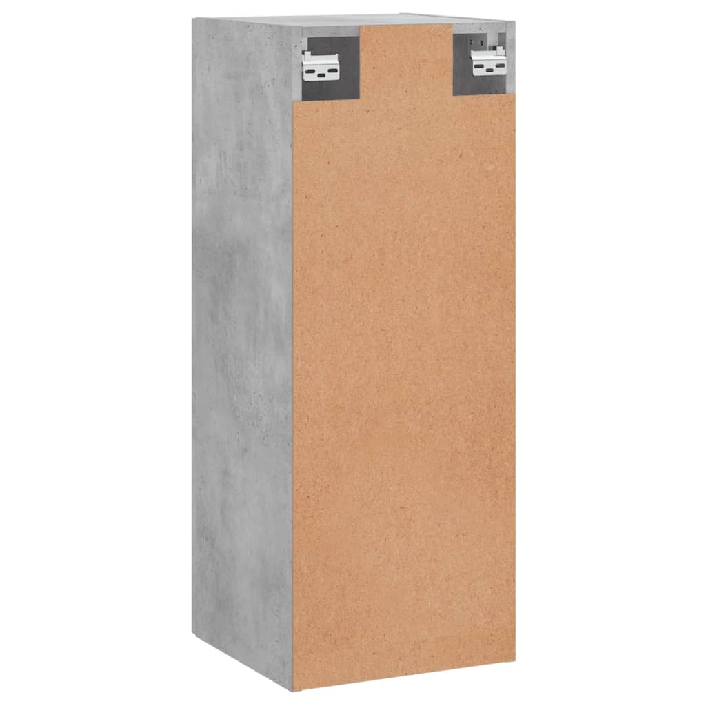 Wall Mounted Cabinet Concrete Grey 34,5x34x90 cm