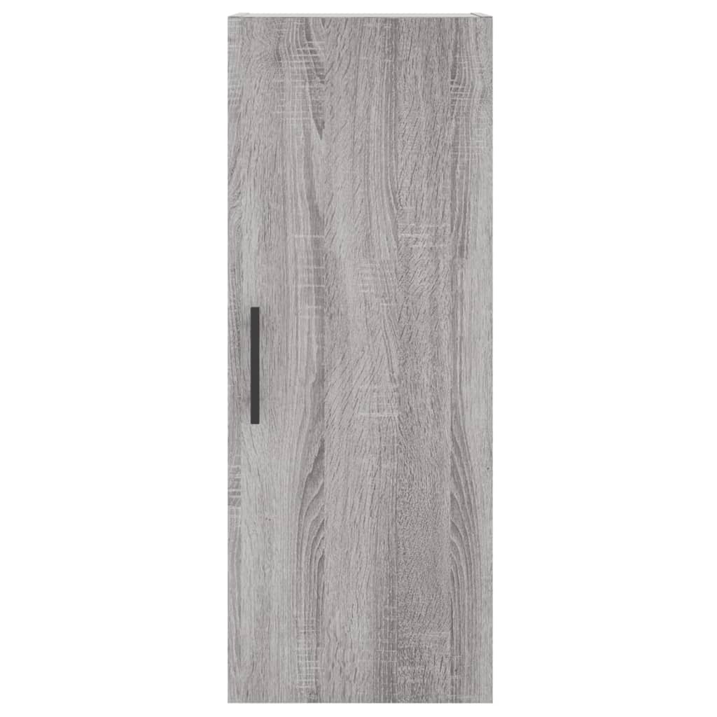 Wall Mounted Cabinet Grey Sonoma 34,5x34x90 cm