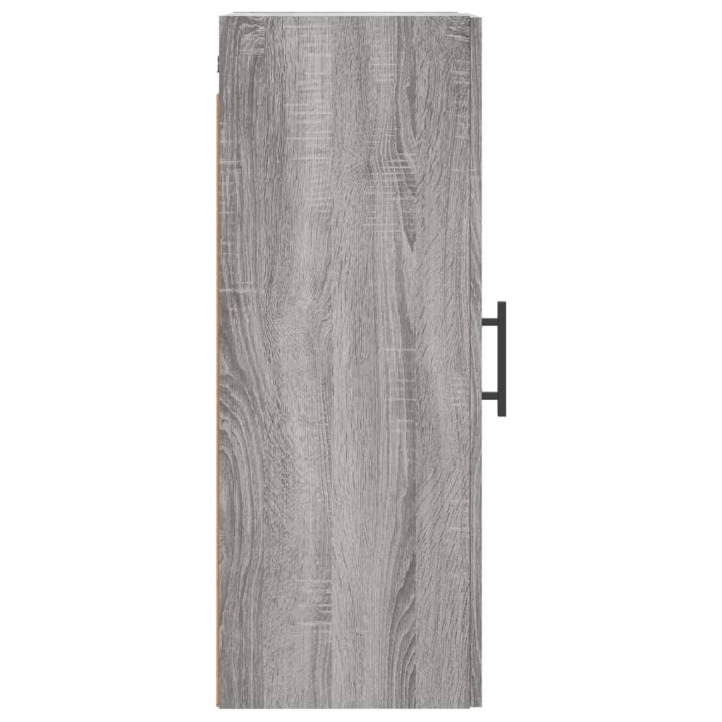 Wall Mounted Cabinet Grey Sonoma 34,5x34x90 cm