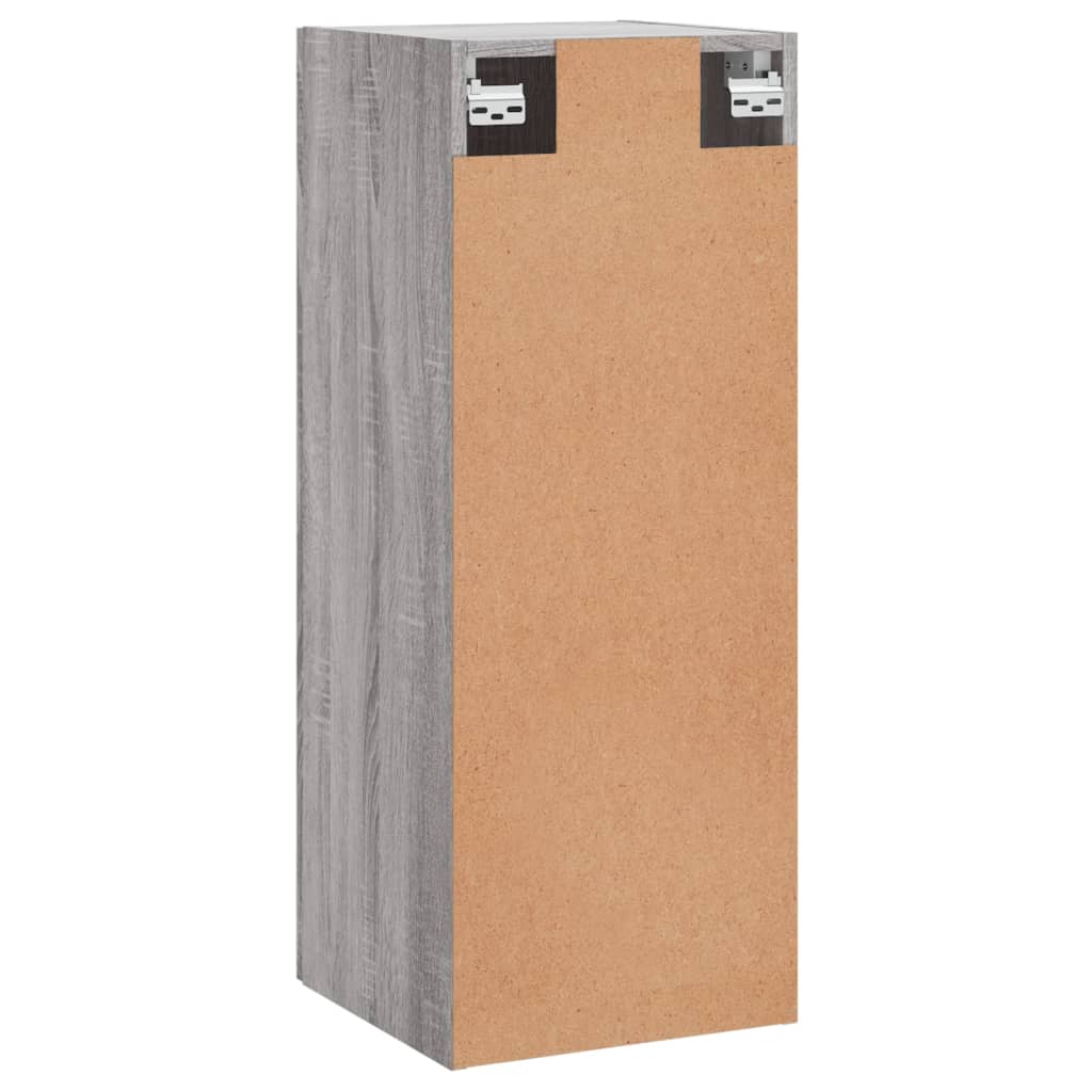Wall Mounted Cabinet Grey Sonoma 34,5x34x90 cm