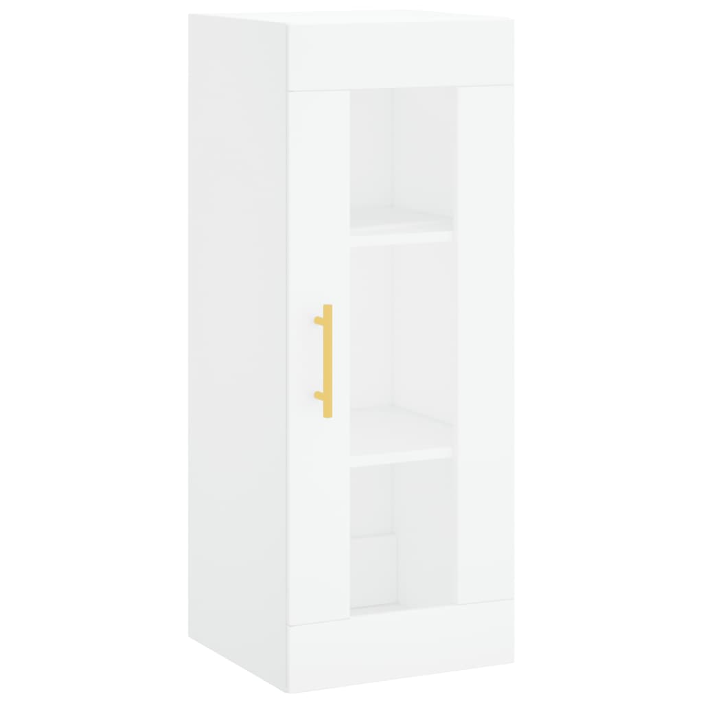 Wall Mounted Cabinet White 34,5x34x90 cm