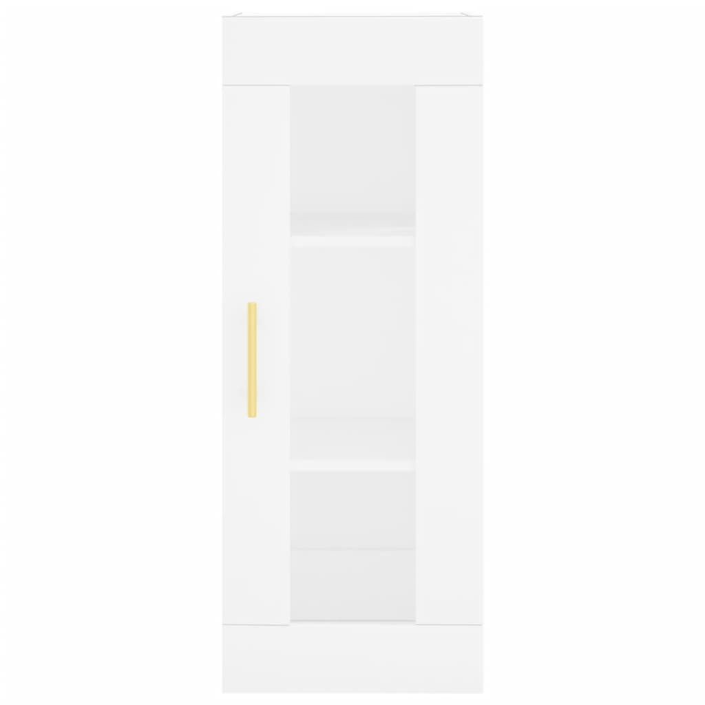 Wall Mounted Cabinet White 34,5x34x90 cm