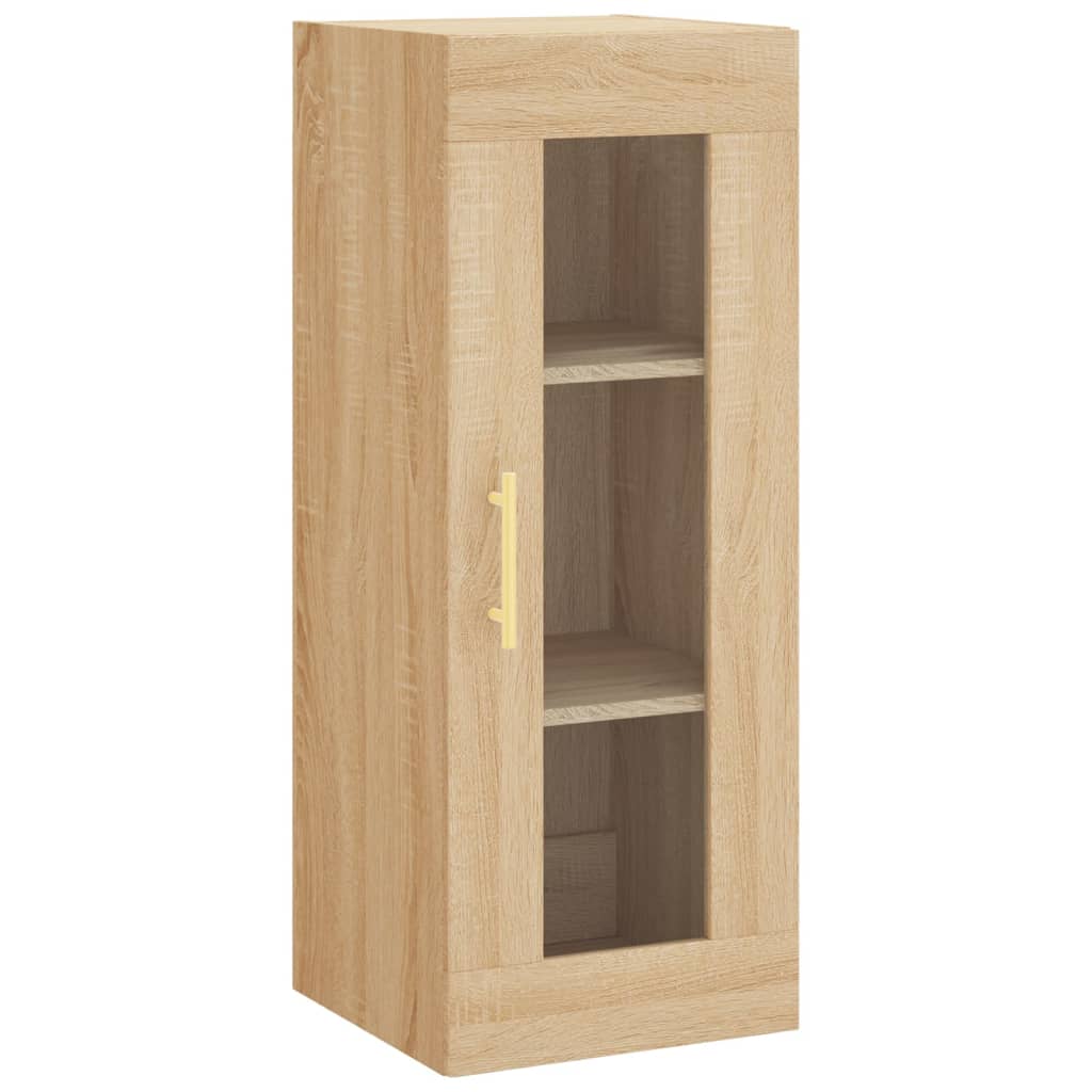 Wall Mounted Cabinet Sonoma Oak 34,5x34x90 cm