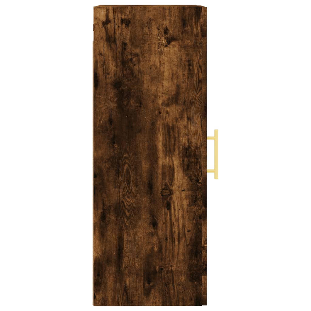 Wall Mounted Cabinet Smoked Oak 34,5x34x90 cm
