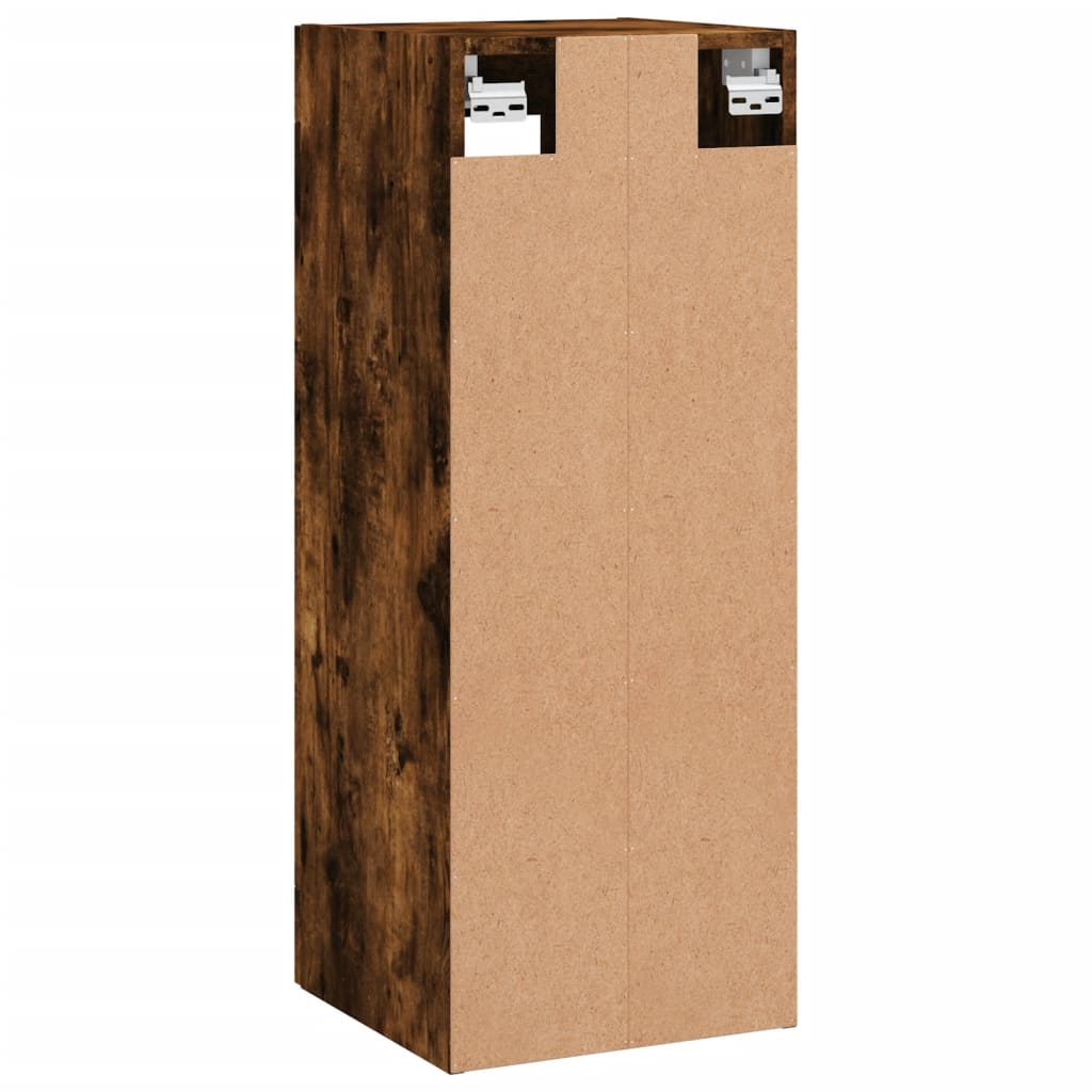 Wall Mounted Cabinet Smoked Oak 34,5x34x90 cm